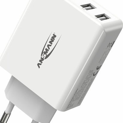 Ansmann Φορτιστής Χωρίς Καλώδιο με 4 Θύρες USB-A 30W Λευκός (HC430)