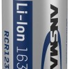 Ansmann Akku Επαναφορτιζόμενη Μπαταρία 16340 Li-ion 850mAh 3.6V 1τμχ 1300-0017