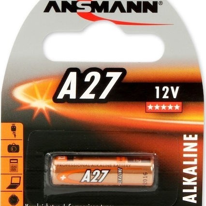 Ansmann Αλκαλική Μπαταρία A27 12V 1τμχ
