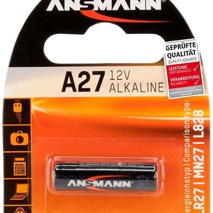 Ansmann Αλκαλική Μπαταρία A27 12V 1τμχ