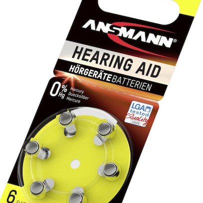 Ansmann Μπαταρίες Ακουστικών Βαρηκοΐας 10 1.45V 6τμχ