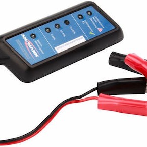 Ansmann Car Power Check Ψηφιακό Battery Tester με Κροκοδειλάκια