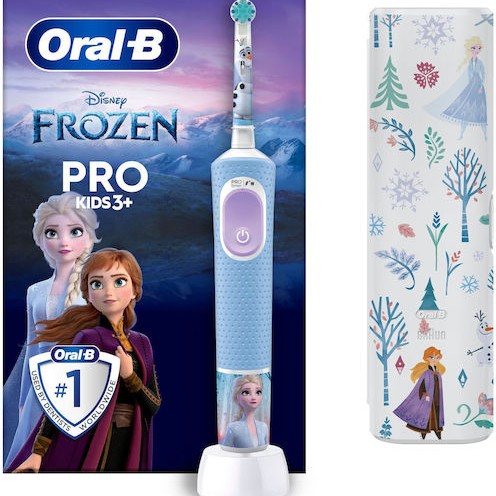 Oral-B Ηλεκτρική Οδοντόβουρτσα Vitality Pro Kids Frozen Hbox + Tc