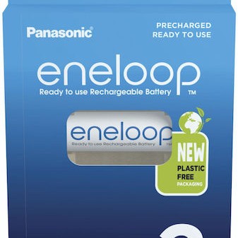 Panasonic Eneloop R6 Επαναφορτιζόμενες Μπαταρίες AA 2000mAh 2τμχ