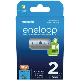 Panasonic Eneloop Επαναφορτιζόμενες Μπαταρίες AAA Ni-MH 800mAh 1.2V 2τμχ