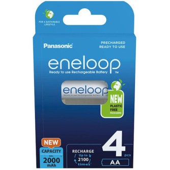 Panasonic Eneloop Επαναφορτιζόμενες Μπαταρίες AA Ni-MH 2000mAh 4τμχ