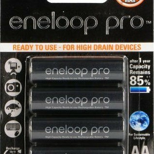 Panasonic Eneloop Pro Επαναφορτιζόμενες Μπαταρίες AA Ni-MH 2500mAh 1.2V 4τμχ