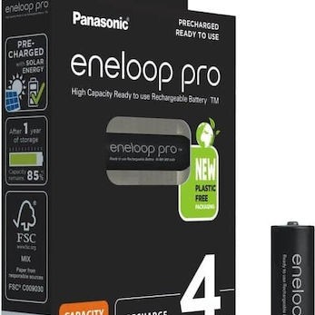 Panasonic Eneloop Pro Επαναφορτιζόμενες Μπαταρίες AAA Ni-MH 930mAh 1.2V 4τμχ