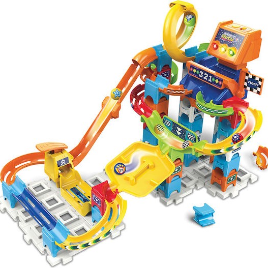 Vtech Παιχνίδι Κατασκευών Πλαστικό Marble Rush Racing Set για Παιδιά 4+ Ετών
