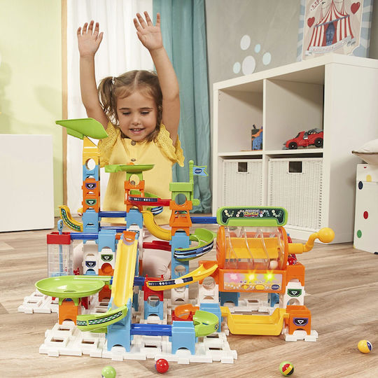 Vtech Παιχνίδι Κατασκευών Πλαστικό Marble Rush Super Action Set για Παιδιά 4+ Ετών