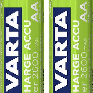 Varta Recharge Accu Power Επαναφορτιζόμενες Μπαταρίες AA Ni-MH 2600mAh 1.2V 2τμχ