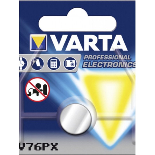 Varta Professional Electronics V76PX Μπαταρία Silver Oxide Ρολογιών SR44 1.55V 1τμχ
