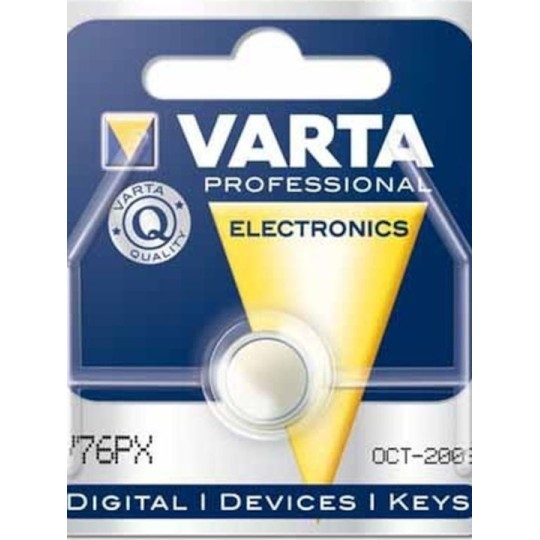 Varta Professional Electronics V76PX Μπαταρία Silver Oxide Ρολογιών SR44 1.55V 1τμχ