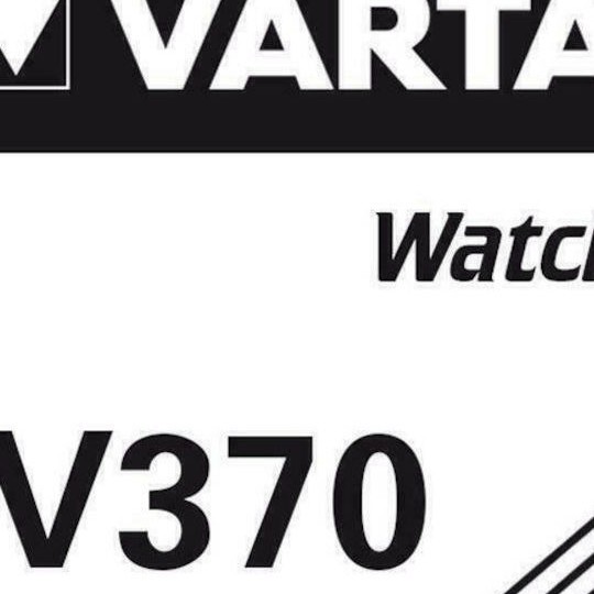 Varta V370 Μπαταρία Silver Oxide Ρολογιών SR69 1.55V 1τμχ