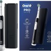 Oral-B Pro1 Ηλεκτρική Οδοντόβουρτσα με Αισθητήρα Πίεσης και Θήκη Ταξιδίου Μαύρη