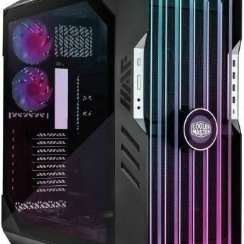 CoolerMaster HAF700 EVO Gaming Full Tower Κουτί Υπολογιστή με Πλαϊνό Παράθυρο και RGB Φωτισμό Titanium Grey
