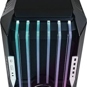 CoolerMaster HAF700 EVO Gaming Full Tower Κουτί Υπολογιστή με Πλαϊνό Παράθυρο και RGB Φωτισμό Titanium Grey