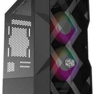 CoolerMaster TD300 MESH Gaming Mini Tower Κουτί Υπολογιστή με Πλαϊνό Παράθυρο και RGB Φωτισμό Μαύρο
