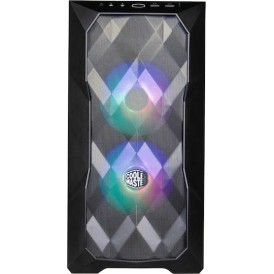 CoolerMaster TD300 MESH Gaming Mini Tower Κουτί Υπολογιστή με Πλαϊνό Παράθυρο και RGB Φωτισμό Μαύρο