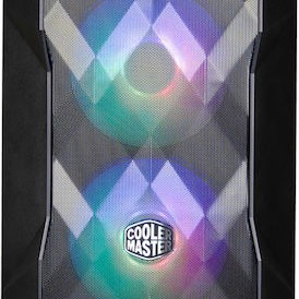 CoolerMaster TD300 MESH Gaming Mini Tower Κουτί Υπολογιστή με Πλαϊνό Παράθυρο και RGB Φωτισμό Μαύρο