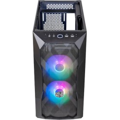 CoolerMaster TD300 MESH Gaming Mini Tower Κουτί Υπολογιστή με Πλαϊνό Παράθυρο και RGB Φωτισμό Μαύρο