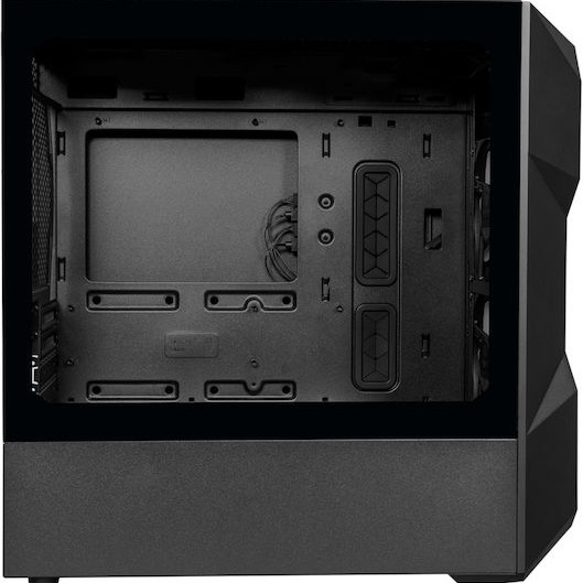 CoolerMaster TD300 MESH Gaming Mini Tower Κουτί Υπολογιστή με Πλαϊνό Παράθυρο και RGB Φωτισμό Μαύρο