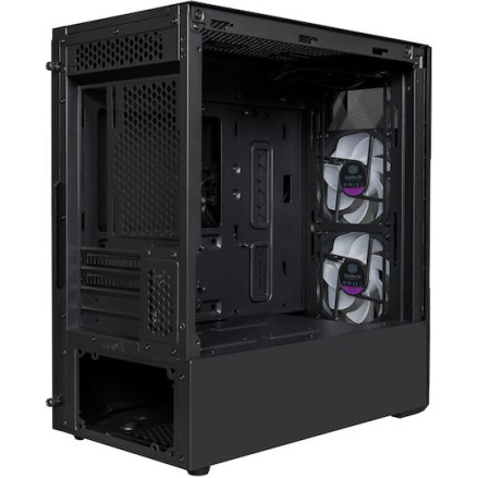 CoolerMaster TD300 MESH Gaming Mini Tower Κουτί Υπολογιστή με Πλαϊνό Παράθυρο και RGB Φωτισμό Μαύρο