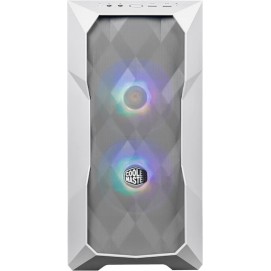 CoolerMaster TD300 MESH Gaming Mini Tower Κουτί Υπολογιστή με Πλαϊνό Παράθυρο και RGB Φωτισμό Λευκό