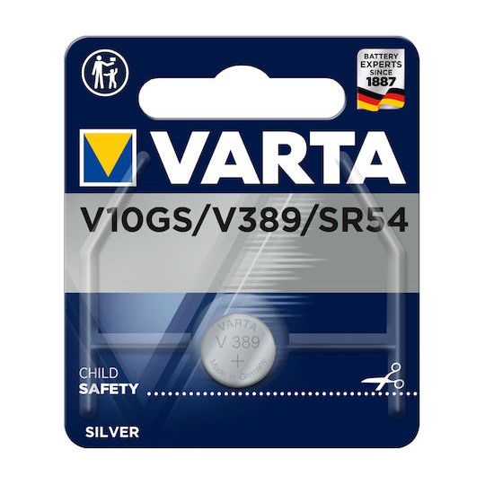 Varta V389 Μπαταρία Silver Oxide Ρολογιών SR54 1.55V 1τμχ