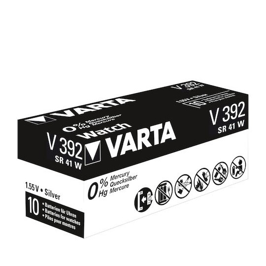 Varta V392 Μπαταρία Silver Oxide Ρολογιών SR41 1.55V 1τμχ