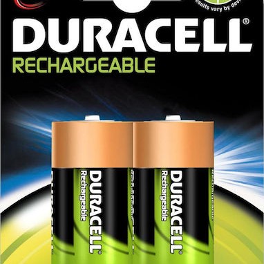 Duracell Επαναφορτιζόμενες Μπαταρίες C Ni-MH 2200mAh 1.2V 2τμχ