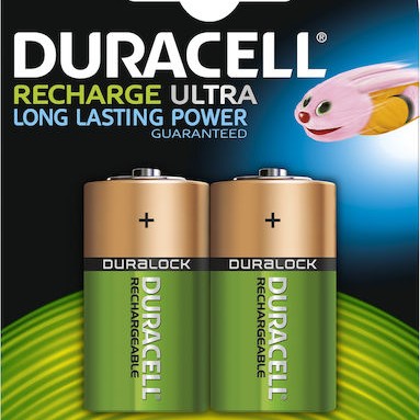 Duracell Επαναφορτιζόμενες Μπαταρίες C Ni-MH 2200mAh 1.2V 2τμχ