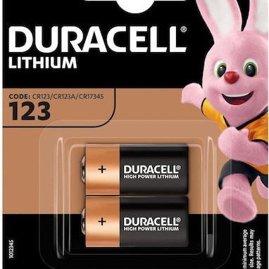 Duracell Ultra Μπαταρίες Λιθίου CR123 3V 2τμχ