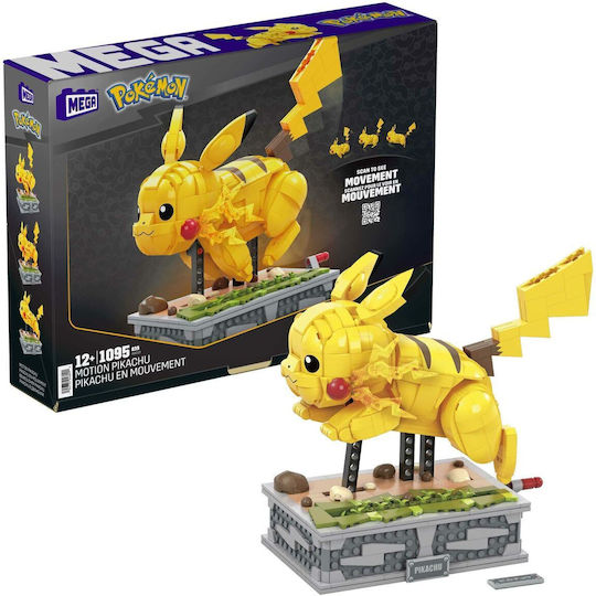 Mega Bloks Τουβλάκια Pokémon Motion Pikachu για 12+ Ετών 1095τμχ