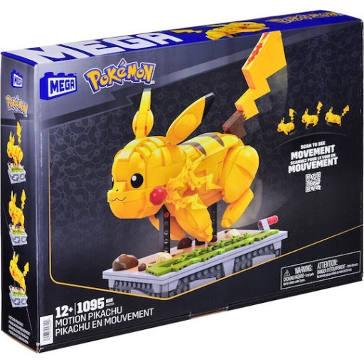Mega Bloks Τουβλάκια Pokémon Motion Pikachu για 12+ Ετών 1095τμχ