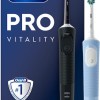 Oral-B Vitality Pro Protect X Clean Ηλεκτρική Οδοντόβουρτσα με Αισθητήρα Πίεσης Μπλε / Μαύρη