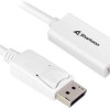 Sharkoon Cable DisplayPort male - HDMI male 1m Λευκό (MX-1847828)