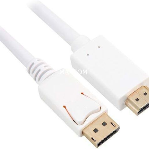 Sharkoon Cable DisplayPort male - HDMI male 3m Λευκό