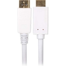 Sharkoon Cable DisplayPort male - HDMI male 3m Λευκό