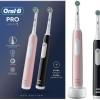 Oral-B Pro 1 Series Ηλεκτρική Οδοντόβουρτσα με Αισθητήρα Πίεσης Μαύρη