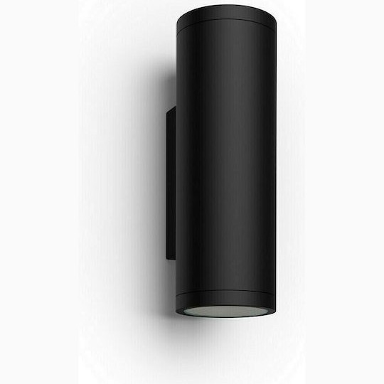 Philips Επιτοίχιο Εξωτερικό Σποτ LED IP44 8W με Ψυχρό Λευκό Φως Διπλής Δέσμης 24x11.7x8.4εκ.