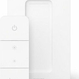 Philips Επιτοίχιος Διακόπτης Dimmer με Πλαίσιο Universal Μπουτόν σε Λευκό Χρώμα