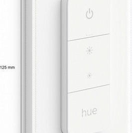 Philips Επιτοίχιος Διακόπτης Dimmer με Πλαίσιο Universal Μπουτόν σε Λευκό Χρώμα