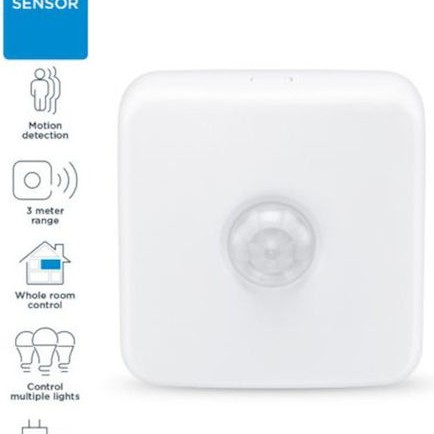 WiZ WiFi Αισθητήρας Κίνησης Μπαταρίας με Εμβέλεια 3m σε Λευκό Χρώμα 929002422301