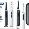Oral-B IO Series 5 Ηλεκτρική Οδοντόβουρτσα με Αισθητήρα Πίεσης και Θήκη Ταξιδίου Black & White