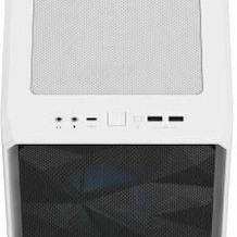 Fractal Design Meshify 2 Compact RGB Gaming Midi Tower Κουτί Υπολογιστή με Πλαϊνό Παράθυρο White TG Clear tint