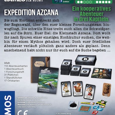Επιτραπέζιο Παιχνίδι Adventure Expedition Azcana για 1-4 Παίκτες 10+ Ετών (GER) Kosmos