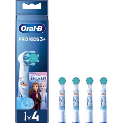 Oral-B Ανταλλακτικά Ηλεκτρικής Οδοντόβουρτσας Pro Kids 4τμχ για 3+ Χρονών Frozen