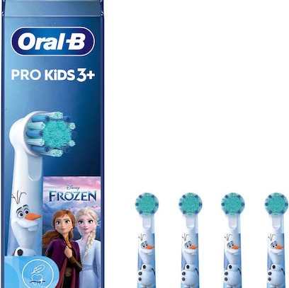 Oral-B Ανταλλακτικά Ηλεκτρικής Οδοντόβουρτσας Pro Kids 4τμχ για 3+ Χρονών Frozen
