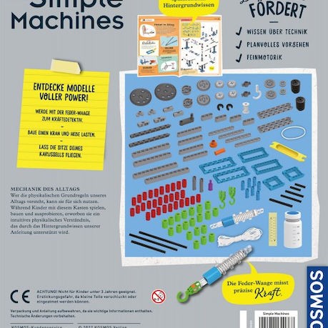 Kosmos Simple Machines STEM Εκπαιδευτικό Παιχνίδι Μηχανικής για 8-12 Ετών